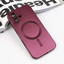 Zastitna futrola Magsafe Chrome - iPhone 16 6.1 bordo.