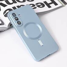 Zastitna futrola Magsafe Chrome - Samsung A566 Galaxy A56 plava.