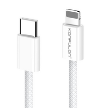Data kabl KONFULON DC81 27W Type C na iPhone lightning beli 1m.