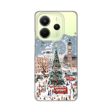 PRINT silikonska futrola skin (ultra tanka) - Xiaomi Redmi Note 14 4G (SRB) Christmas Town.