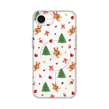 Zastitna futrola print Magsafe - iPhone 16e Merry Bear.