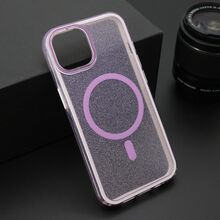 Zastitna futrola CRYSTAL MagSafe - iPhone 13 (6.1) ljubicasta (MS).