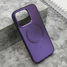 Zastitna futrola COLOR METAL MagSafe - iPhone 16 Pro (6.3) ljubicasta (MS).