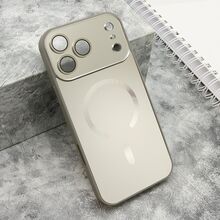 Zastitna futrola COLOR METAL Magsafe - iPhone 17 Pro Max (6.9) siva (MS).