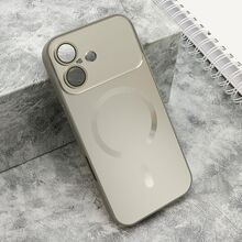 Zastitna futrola COLOR METAL Magsafe - iPhone 17 siva (MS).