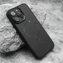 Zastitna futrola CARBON MagSafe - iPhone 16 Pro Max (6.9) crna (small camera) (MS).