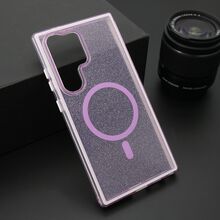 Zastitna futrola CRYSTAL MagSafe - Samsung S928 Galaxy S24 Ultra 5G ljubicasta (MS).