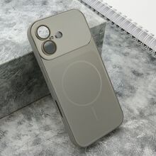 Zastitna futrola COLOR METAL MagSafe II - iPhone 17 srebrna (MS).