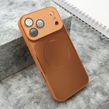 Zastitna futrola COLOR METAL MagSafe II - iPhone 17 Pro Max (6.9) narandzasta (MS).