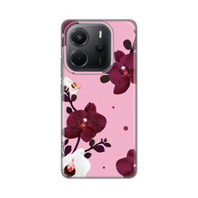 PRINT silikonska futrola skin (ultra tanka) - Xiaomi Redmi Note 14 4G (SRB) Pink Orchid.