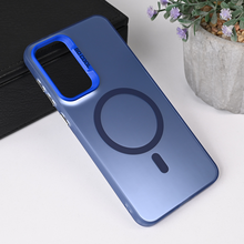 Zastitna futrola Magsafe providna - Samsung A566 Galaxy A56 5G plava.