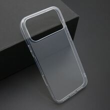 PROTECT silikonska futrola skin (ultra tanka) - iPhone 17 Pro Max (6.9) providna (bela) (MS).