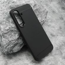 Zastitna silikonska futrola BRUSHED - Samsung S731B Galaxy S25 FE crna (MS).