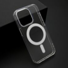 Zastitna futrola STANDARD MagSafe (sa IC) - iPhone 13 Pro (6.1) providna (bela) (MS).