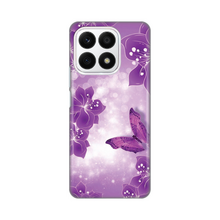PRINT silikonska futrola - Huawei Honor X8a Butterfly And Flowers.