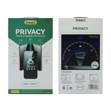 Tempered glass (zastitno staklo za ekran) X mart 9D PRIVACY - iphone 15 (6.1)/16 (6.1) (MS).