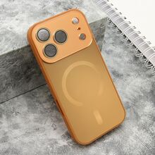 Zastitna futrola COLOR METAL Magsafe - iPhone 17 Pro narandzasta (MS).