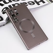 Zastitna futrola Magsafe Chrome - Samsung Galaxy S23 Ultra siva.