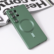 Zastitna futrola Magsafe Chrome - Samsung S938 Galaxy S25 Ultra zelena.