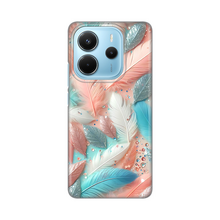 PRINT silikonska futrola - Xiaomi Redmi Note 14 4G (SRB) Pastel Feathers.
