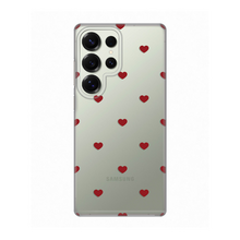 PRINT silikonska futrola - Samsung S938 Galaxy S25 Ultra Red Hearts.