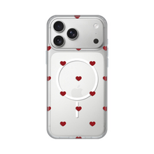 Zastitna futrola print Magsafe - iPhone 17 Pro Max 6.9 Red Hearts.