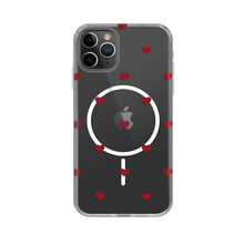Zastitna futrola print Magsafe - iPhone 11 Pro Max 6.5 Red Hearts.