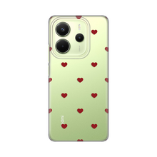 PRINT silikonska futrola - Xiaomi Redmi Note 14 4G (SRB) Red Hearts.
