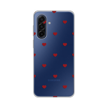 PRINT silikonska futrola - Samsung A175 Galaxy A17 Red Hearts.