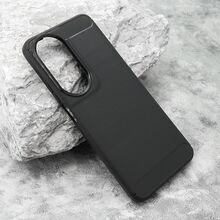 Zastitna silikonska futrola BRUSHED - Huawei Honor X7b crna (MS).