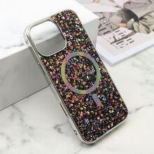 Zastitna futrola GLAM GLOW MagSafe - iPhone 16 Pro Max (6.9) crna (MS).