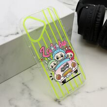 Zastitna futrola print PARTY - iPhone 16 (6.1) zuta LBB004 (MS).