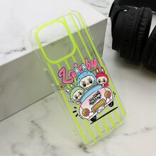 Zastitna futrola print PARTY - iPhone 15 Pro (6.1) zuta LBB004 (MS).