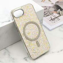 Zastitna futrola GLAM GLOW MagSafe - iPhone 16e zlatna (MS).