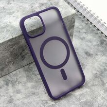 Zastitna futrola SILKY MAGSAFE mat - iPhone 14 (6.1) ljubicasta (MS).