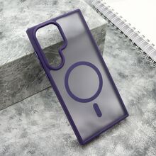 Zastitna futrola SILKY MAGSAFE mat - Samsung Galaxy S23 Ultra ljubicasta (MS).