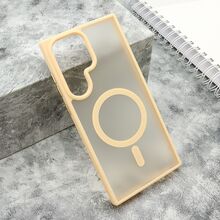 Zastitna futrola SILKY MAGSAFE mat - Samsung Galaxy S23 Ultra roze (MS).