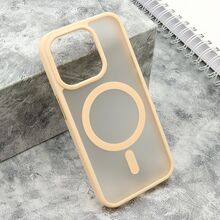 Zastitna futrola SILKY MAGSAFE mat - iPhone 15 Pro (6.1) roze (MS).