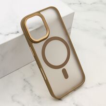 Zastitna futrola SILKY MagSafe II - iPhone 17 braon (MS).