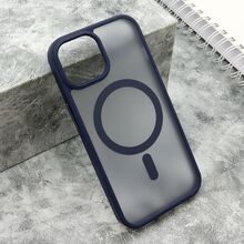Zastitna futrola SILKY MAGSAFE mat - iPhone 15 plava (MS).