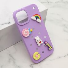 Zastitna futrola TOY - iPhone 15 ljubicasta (MS).