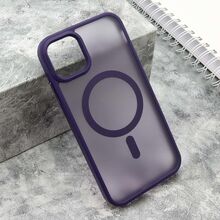 Zastitna futrola SILKY MAGSAFE mat - iPhone 11 (6.1) ljubicasta (MS).