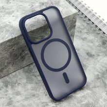 Zastitna futrola SILKY MAGSAFE mat - iPhone 15 Pro (6.1) plava (MS).