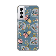 PRINT silikonska futrola - Samsung G991 Galaxy S21 Retro Blue.