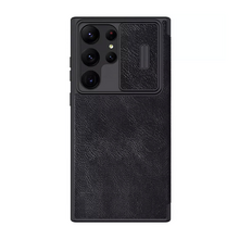 Zastitna futrola Nillkin Qin Pro Leather - Samsung Galaxy S23 Ultra crna.