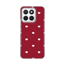 PRINT silikonska futrola skin (ultra tanka) - Huawei Honor X8c Burgundy Hearts.