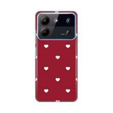 PRINT silikonska futrola skin (ultra tanka) - ZTE Blade A54 Burgundy Hearts.