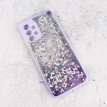 Zastitna futrola okvir Glitter - Samsung A325 Galaxy A32 4G (EU) ljubicasta.