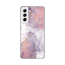 PRINT silikonska futrola - Samsung G990 Galaxy S21 FE Pink Marble.