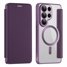 Zastitna futrola Magsafe Lux bi fold (na preklop) - Samsung S948 Galaxy S26 Ultra ljubicasta.